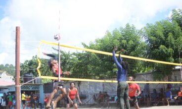 Beach Volleyball Spikes in Anse la Raye