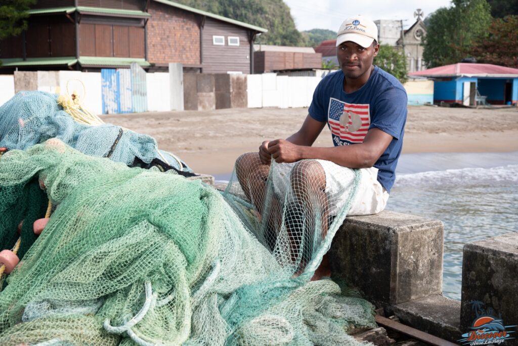 Mending nets with Yannick